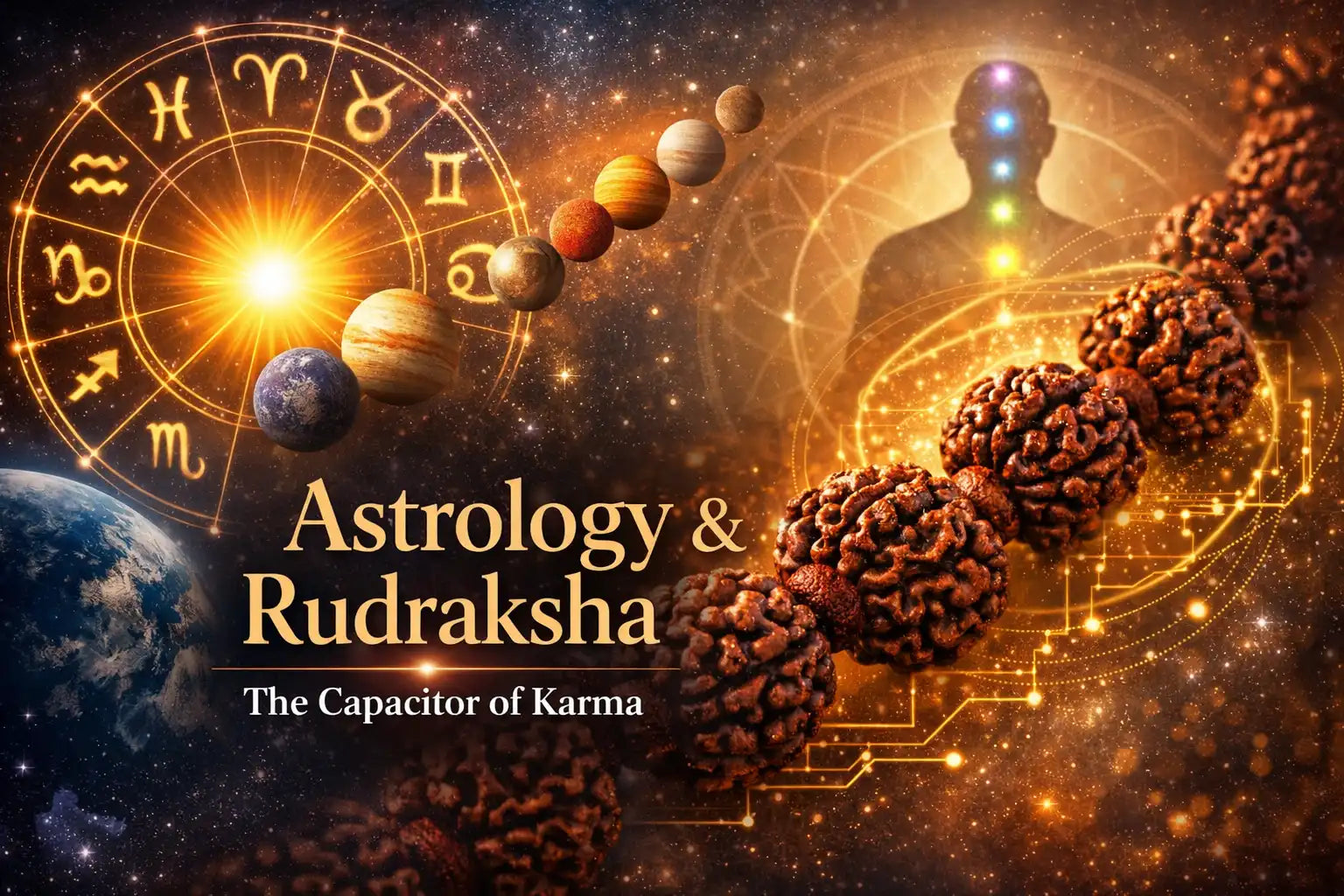 Astrology and Rudraksha: How Sacred Beads Work as a Capacitor on a Karmic Level