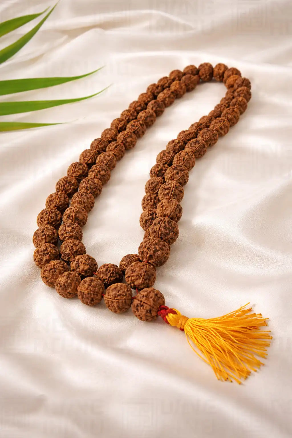 RudraVishnu 5 Mukhi Nepali Rudraksha Mala (54+1 Beads, 20–22mm) with Lab Certificate & X-Ray Verified Beads | Premium Original Rudraksha