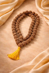 RudraVishnu 5 Mukhi Nepal Rudraksha Mala 108+1 Beads 20–22 MM | Without X-Ray Certification