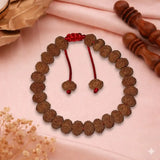 8 Mukhi Indonesian Rudraksha Bracelet (7–9mm) – Certified Natural Beads with X-Ray Report |27 Beads | Removes Obstacles & Brings Success