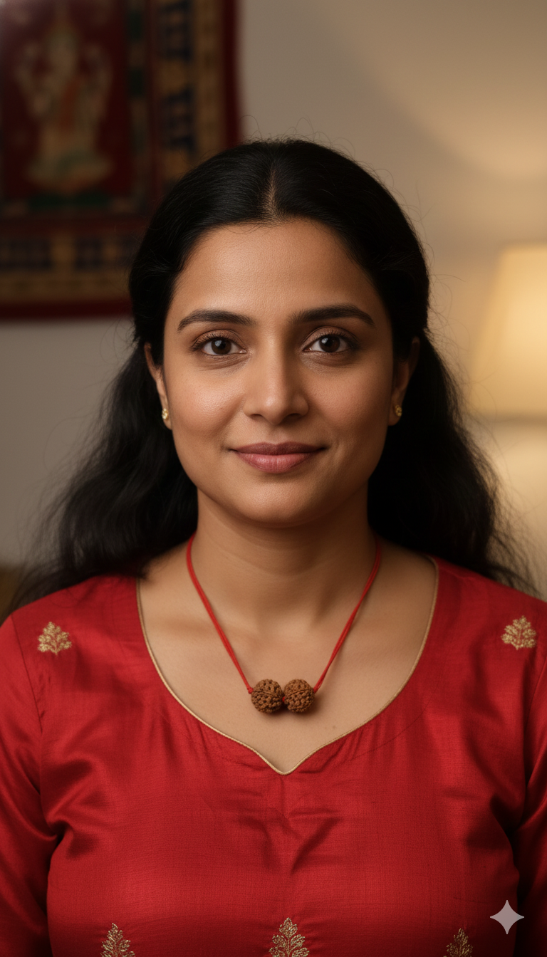 Premium 4 Mukhi & 5 Mukhi Rudraksha Nepal Combo Necklace | Certified Natural Beads for Knowledge, Peace & Spiritual Growth