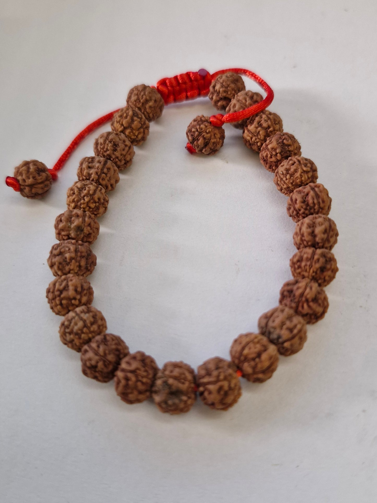 Rudravishnu 5 Mukhi Indonesian Rudraksha Bracelet (8–10mm) | Natural Beads | Sample Beads Included | X-Ray Certified
