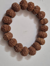 Rudravishnu 7 Mukhi Rudraksha Bracelet  | Natural Untreated Bead | Sample X-Ray Tested | Wealth & Prosperity