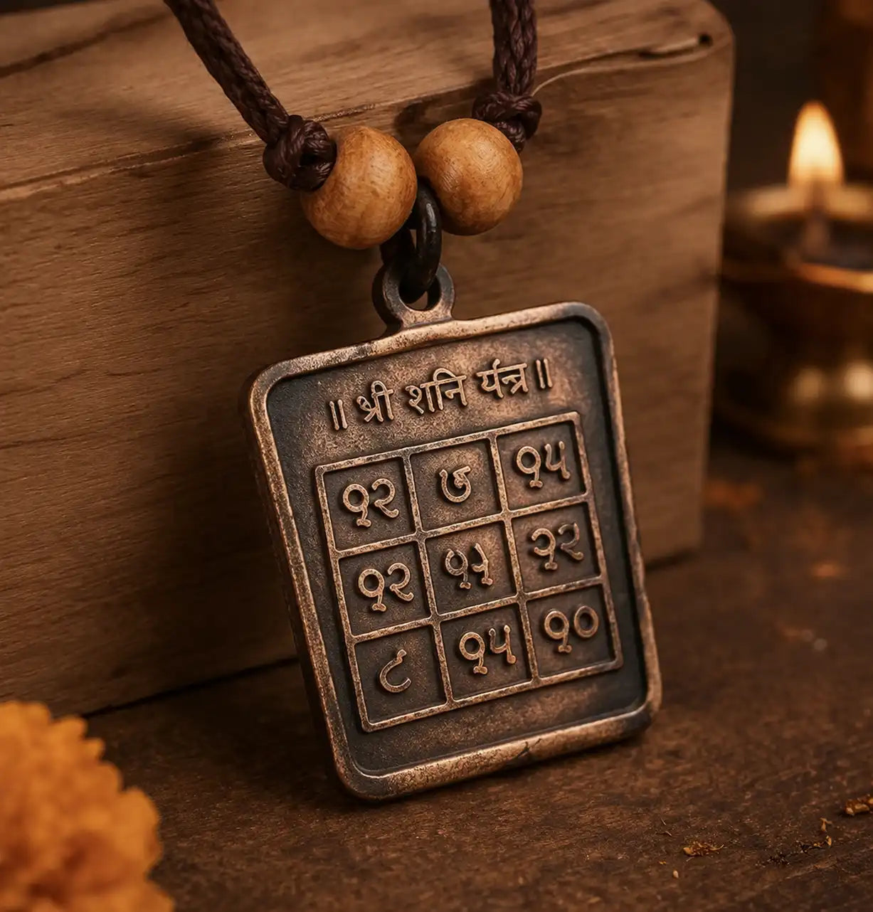 Shani Yantra Locket – Protection from Negative Energy & Shani Dosha | RudraVishnu